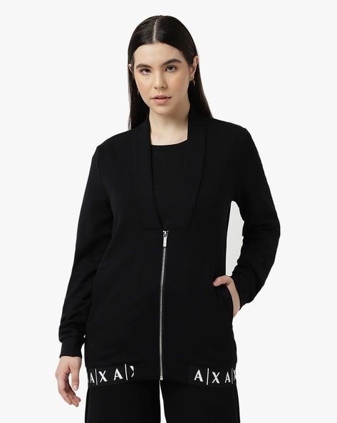 Buy Black Sweatshirt Hoodies for Women by ARMANI EXCHANGE Online