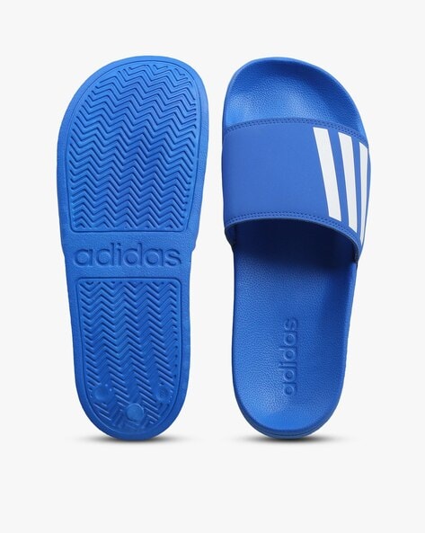 Blue adidas cheap sliders