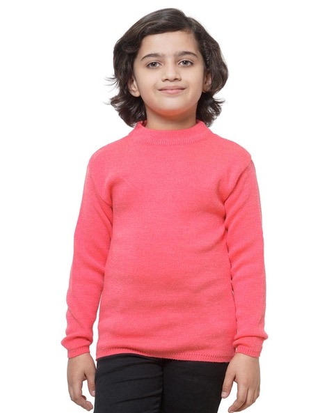 Pink sweaters for boys sale