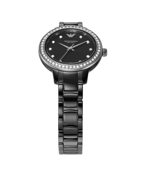 Buy EMPORIO ARMANI Water-Resistant Analogue Watch- AR70008 | Black