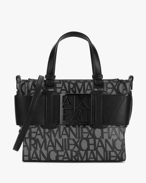 Armani all over online print pouch