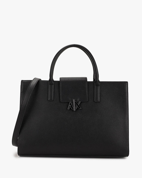 Armani tote bag online black