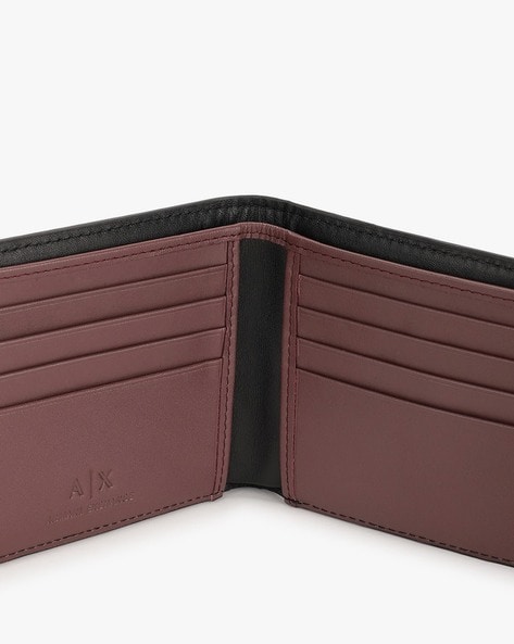 Armani exchange leather clearance wallet