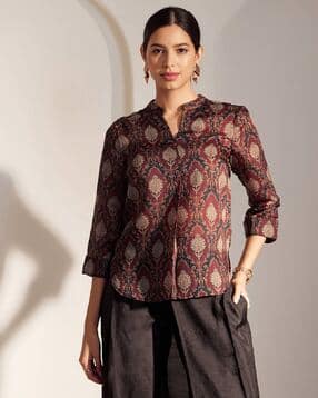 fable street Women Printed Relaxed Fit Top-picture-12