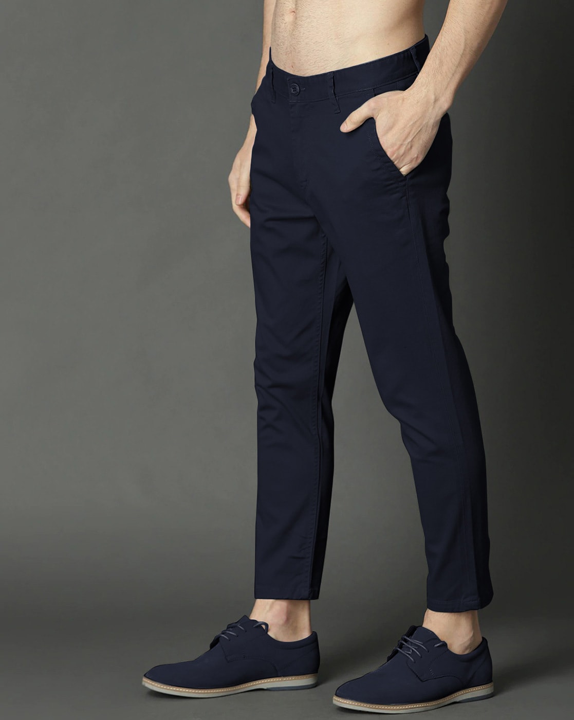 Buy CLARECLARA MENS SKY BLUE SLIM FIT FORMAL TROUSER Online In India At  Discounted Prices