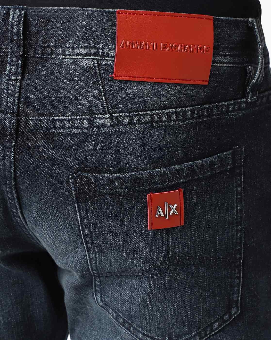 Giorgio Armani Armani Ax Jeans Buy Indigo Denim Jeans For Men By