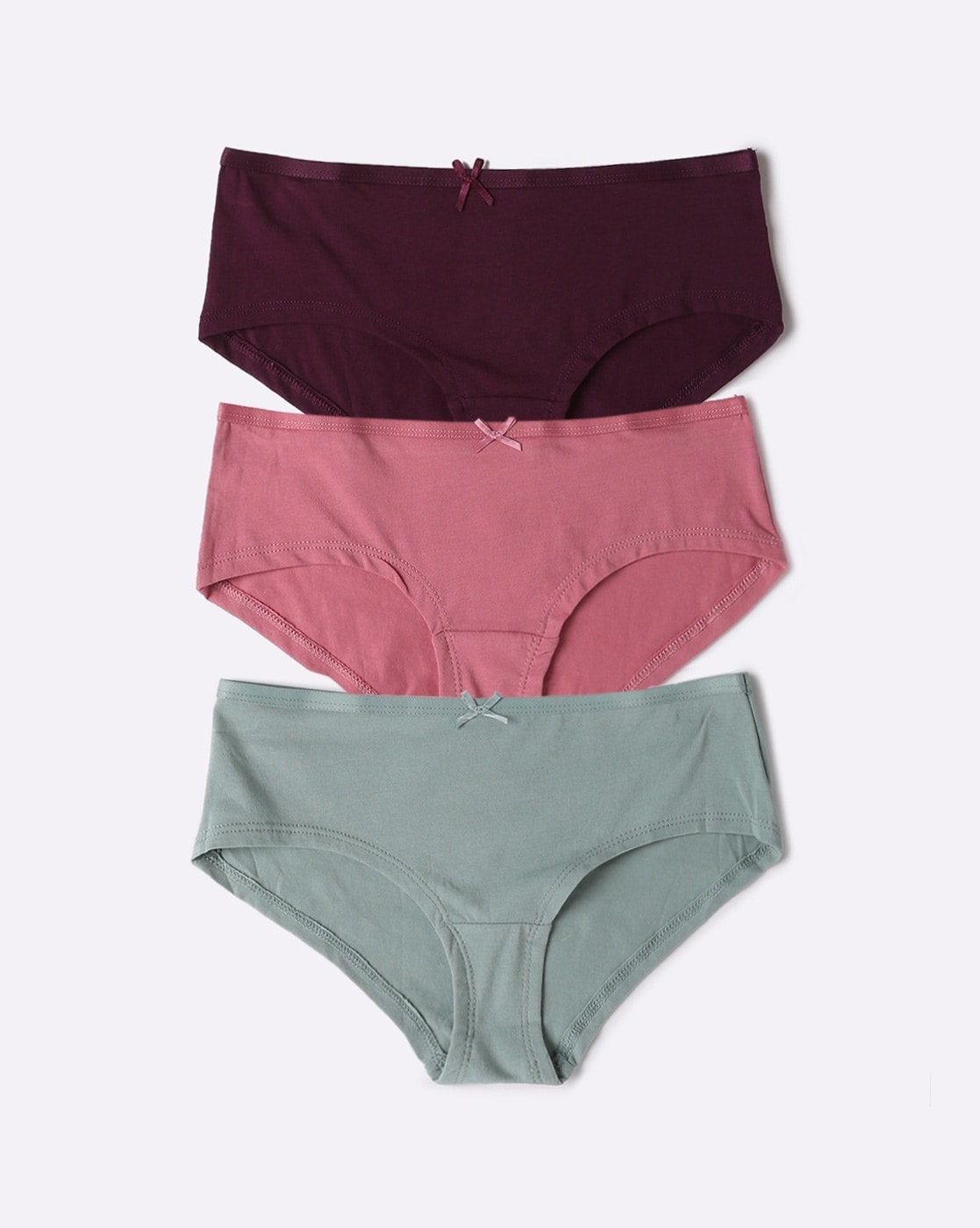 Buy QAILAH For Women's Elastic Panties Underwear Comfortable Soft  Multicolor Designer Hipster (Set Of 3) Online at Best Prices in India -  JioMart.