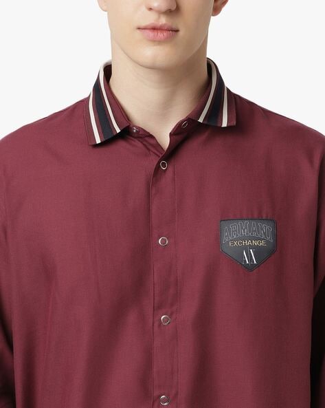 Buy Vineyard Wine Shirts for Men by ARMANI EXCHANGE Online Ajio