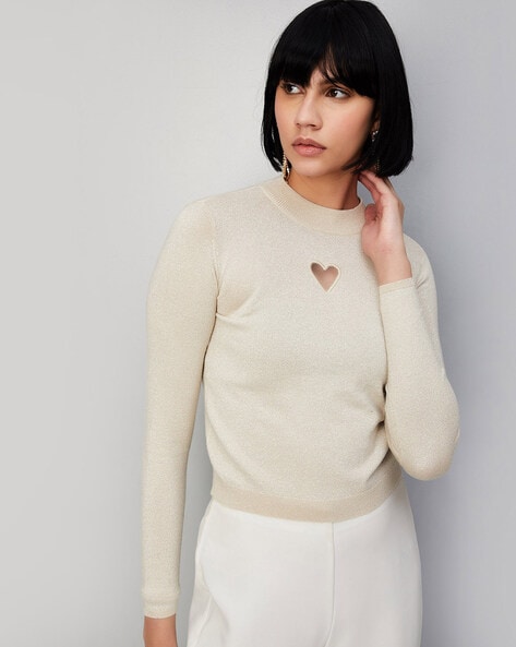 Buy Beige Sweaters & Cardigans for Women by MAX Online