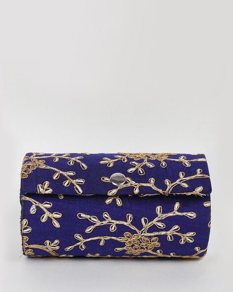 Buy Blue Clutches Wristlets for Women by LIKAA Online Ajio