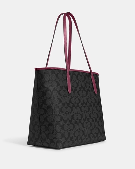 Coach city cheap tote black