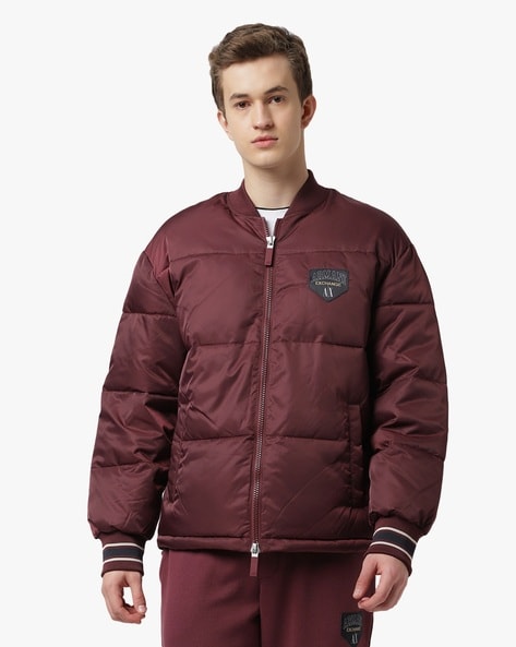 Bomber Jacket with Shield Logo