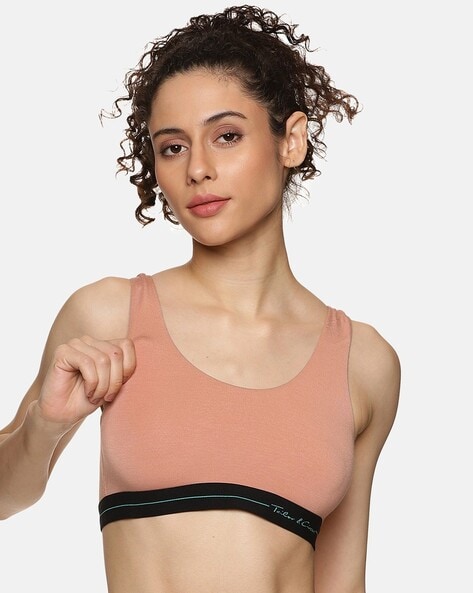 Buy Amour Secret Easy Movement Sports Bra - Nude at Rs.699 online