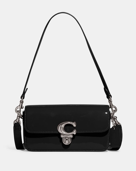 Buy Coach Studio Small Baguette Bag Black Color Women AJIO LUXE