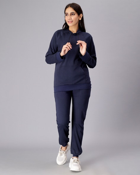 Navy best sale tracksuit womens