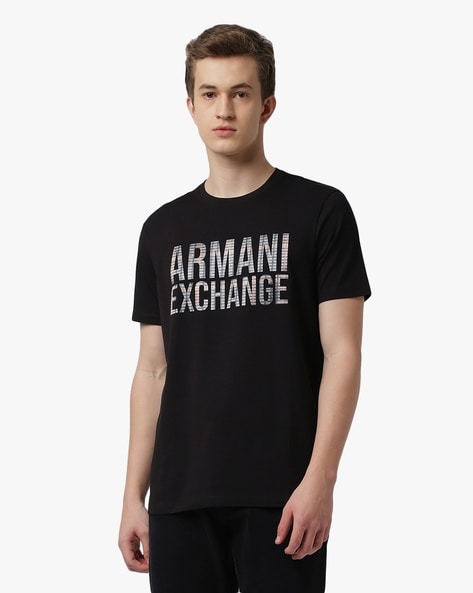 Buy Black Tshirts for Men by ARMANI EXCHANGE Online