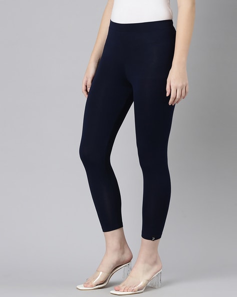 Buy online White Cotton Leggings from Capris & Leggings for Women by V-mart  for ₹299 at 0% off | 2024 Limeroad.com