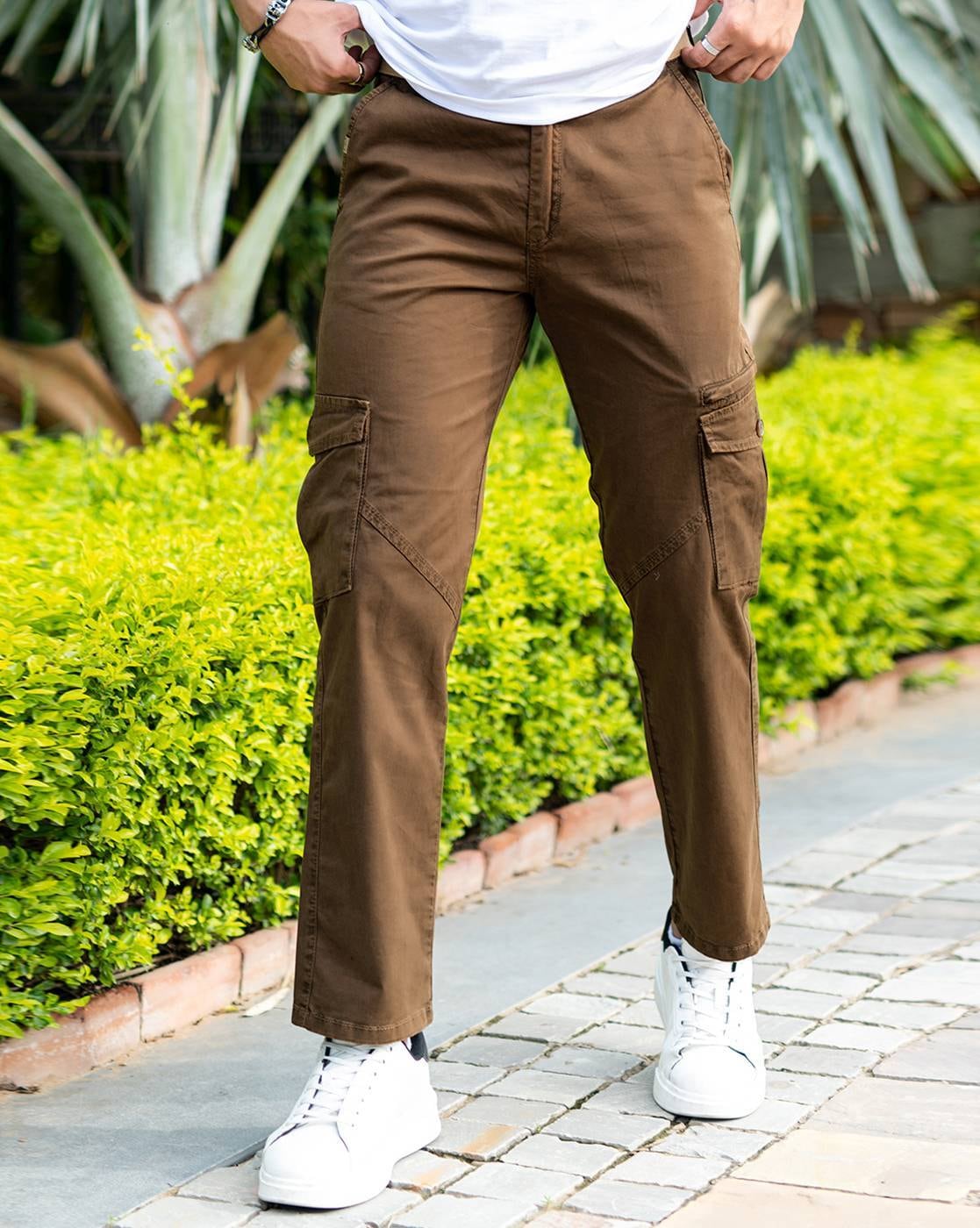 Plain Men Cotton Cargo Pants, Loose Fit, Casual wear at Rs 220/piece in  Kolkata