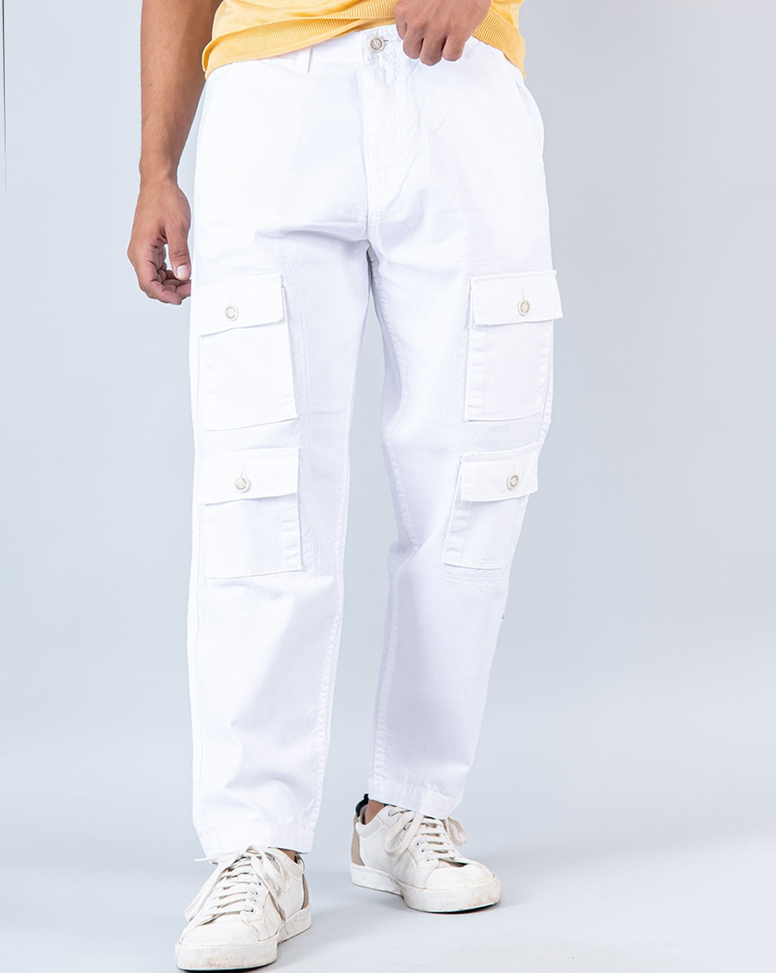 Buy White Trousers & Pants for Men by Tistabene Online