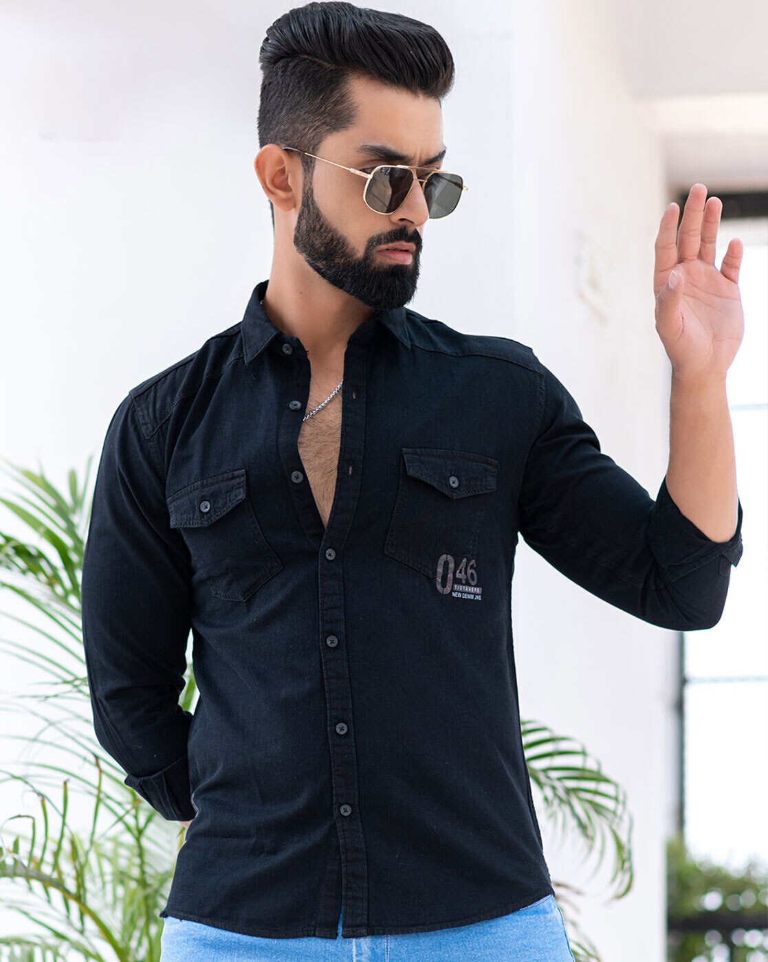 Buy Black Shirts for Men by Tistabene Online
