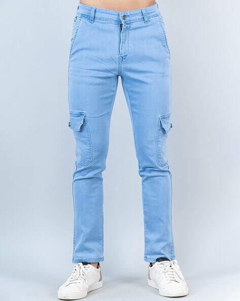 Elie Tahari Solid Light Blue Cargo Pants Size 12 - 82% off | ThredUp