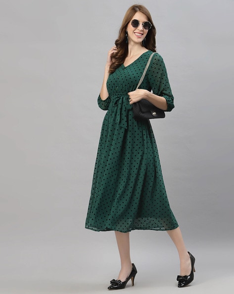 Susanna Reid's polka dot midi dress is the perfect spring look