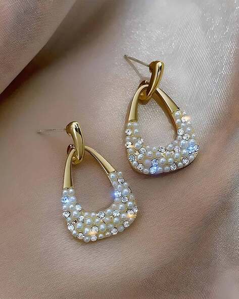 Buy Gold-Toned Earrings for Women by Ff Style Online
