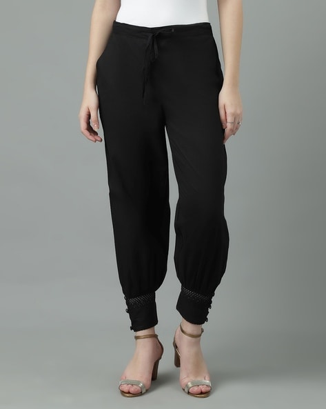 Women Pants with Tie-Up Price in India