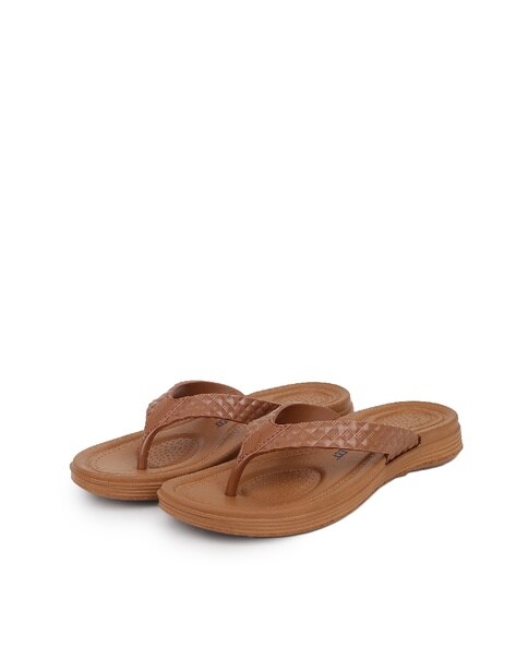 Tan flip flops discount womens