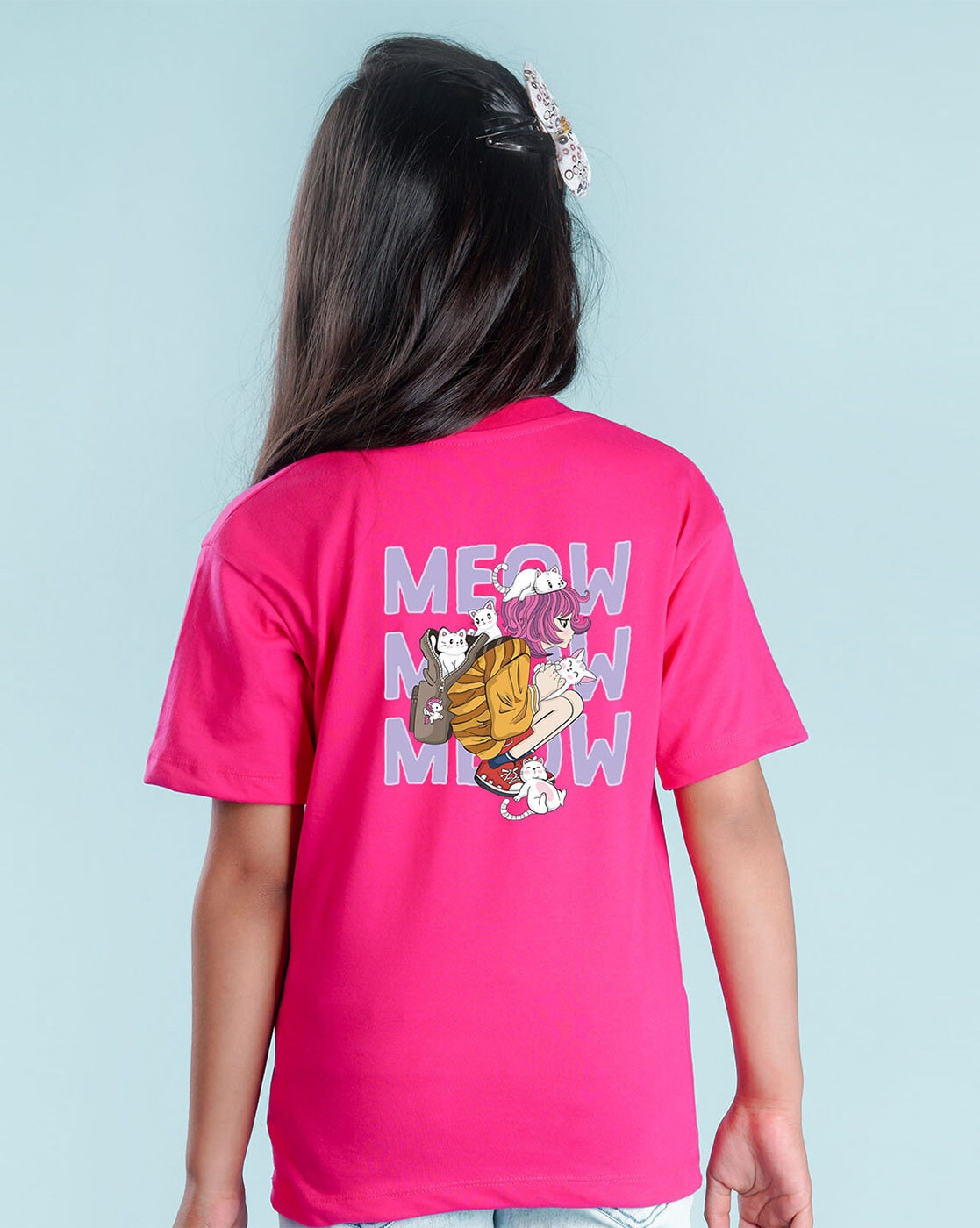 Buy Pink Tshirts for Girls by Nusyl Online