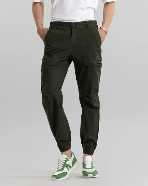 Slim Fit Cargo Pants with Insert Pockets