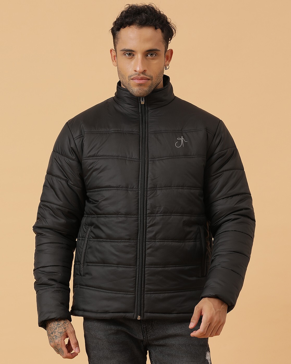 Men's Clothing - Padded Hooded Puffer Jacket - Black | adidas Oman