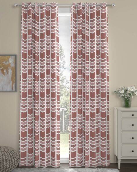 Rosarahome Pack of 2 Printed Door Curtains