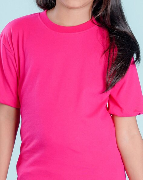 Buy Pink Tshirts for Girls by Nusyl Online