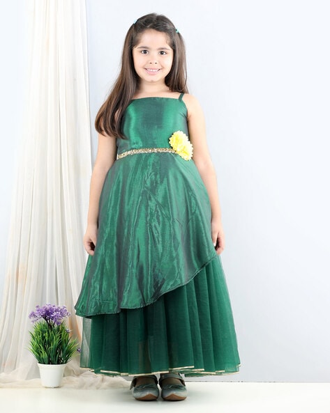 Toy Balloon Kids Girls Midi/Knee Length Party Dress Price in India - Buy Toy  Balloon Kids Girls Midi/Knee Length Party Dress online at Flipkart.com