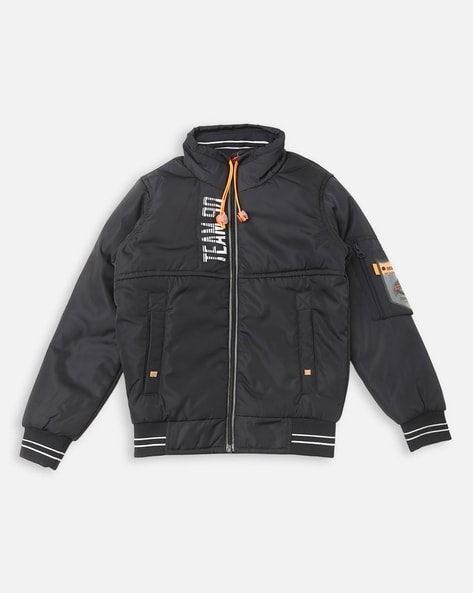 Kids Hollis Bomber Jacket (Red)