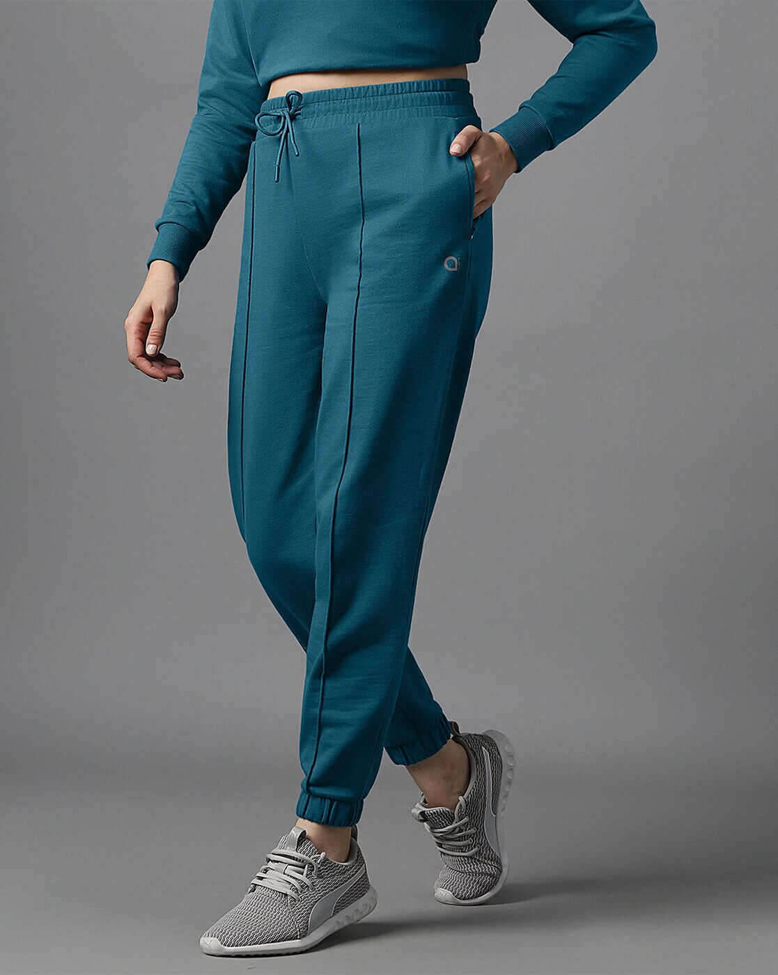 Buy Blue Track Pants for Women by Amante Online