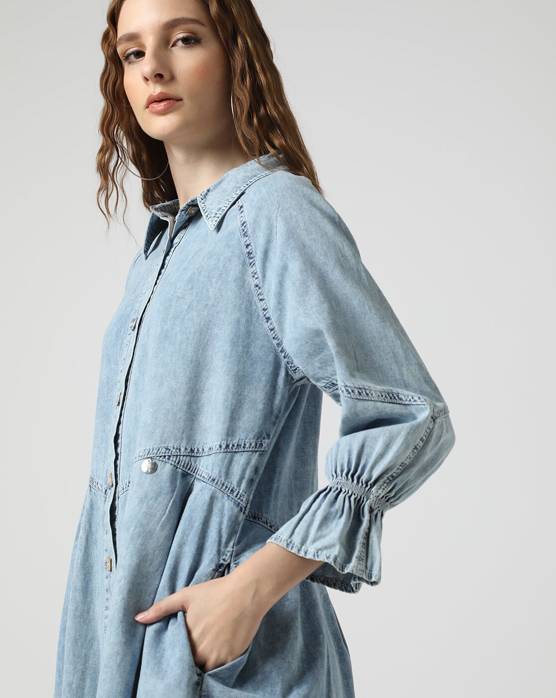 Denim Shirt Dress