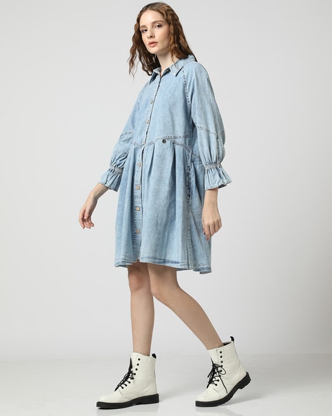 Buy Blue Dresses & Frocks for Girls by TEENTRUMS Online | Ajio.com