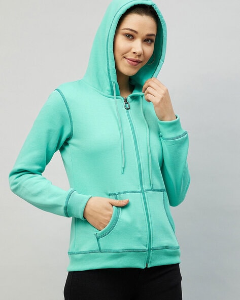 Mint green womens hoodie hotsell