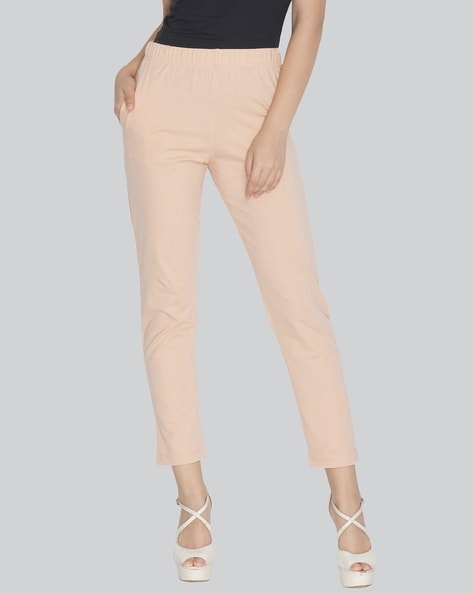 Buy Rangita Women Beige Solid Ankle Length Pencil Pant Online at Best  Prices in India - JioMart.