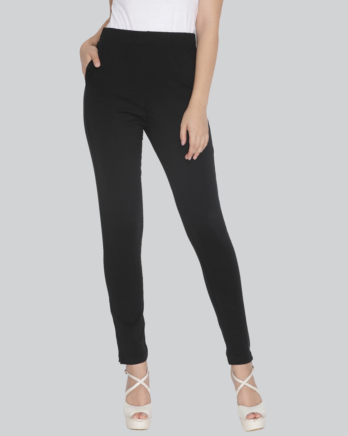 Mid Waist Lux Lyra Ladies Black Ankle Length Legging, Casual Wear, Skin Fit  at Rs 245 in Ahmedabad