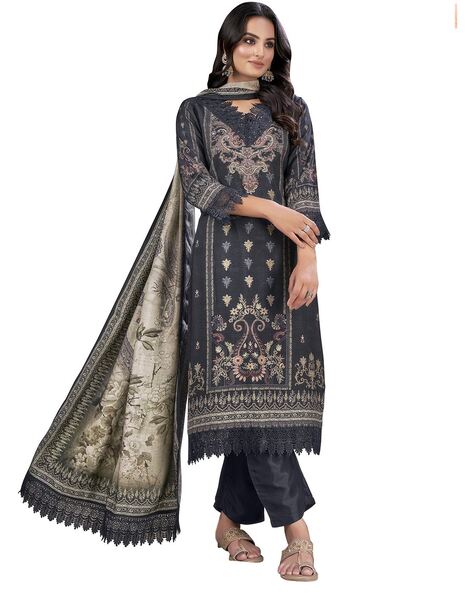 Women Floral Printed & Embroidery Salwar Suit Price in India