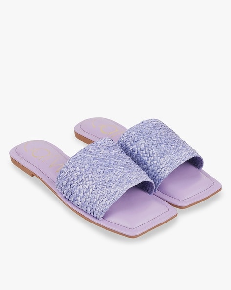 Gucci Purple Rubber Jelly Flat Sandals Size 7.5/38 - Yoogi's Closet