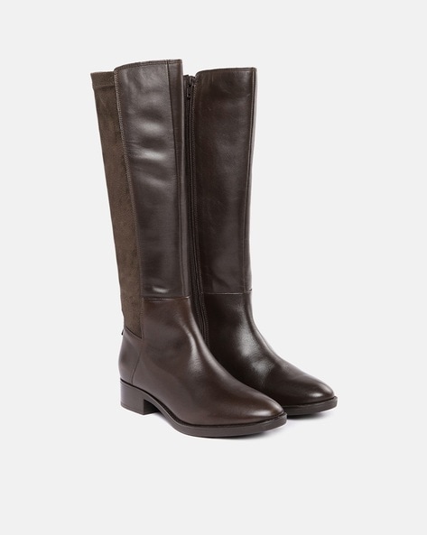 D Felicity Leather Knee-High Boots
