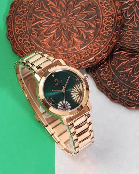 アクセサリー silver rose design bangle watch SAGA Women's Bangle Crystal Collection Inspired Design