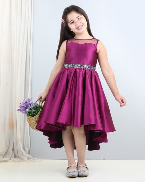 Buy Purple Dresses & Frocks for Girls by A.T.U.N All Things Uber Nice  Online | Ajio.com