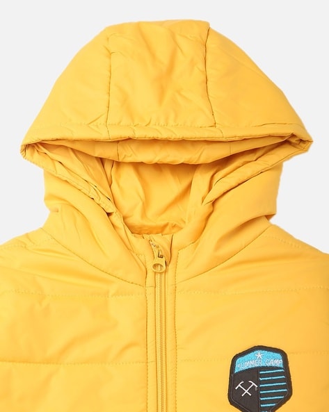 Yellow puffer jacket on sale kids