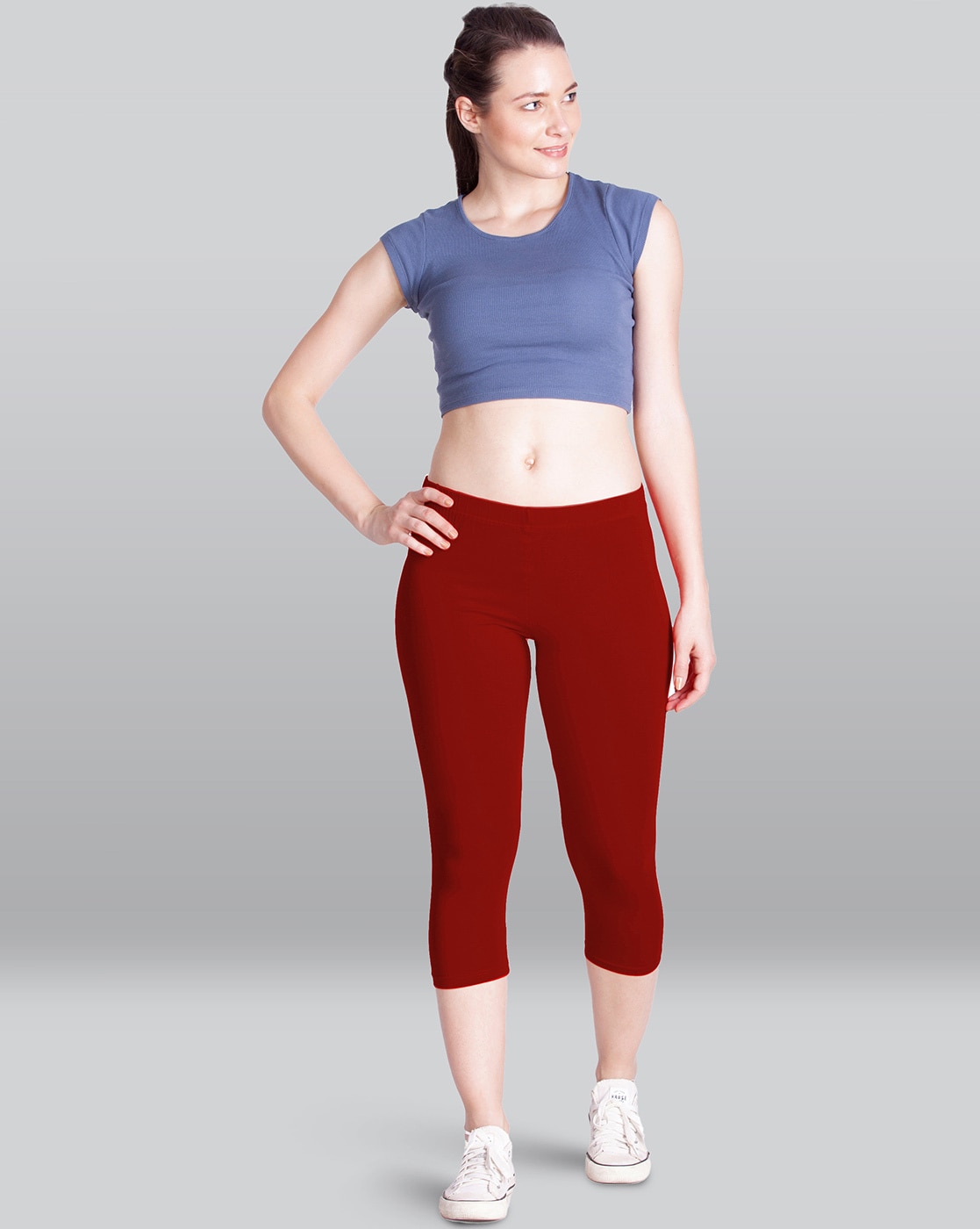 Lyra Parry Red Free Size Capri - LYRA - 4055216