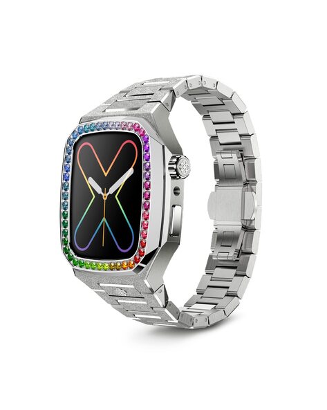 Buy Golden Concept Men Apple Watch Case-EVF RAINBOW | Silver Color